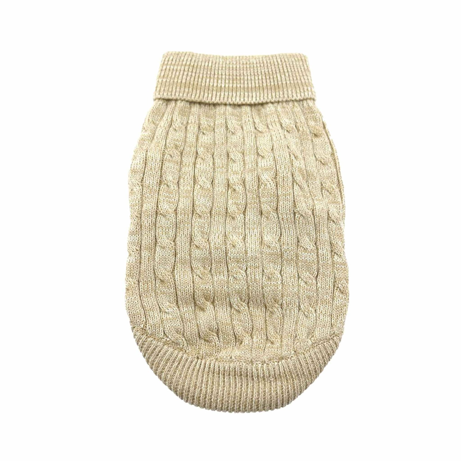 Cable_Knit_Dog_Sweater for small dogs_-_Oatmeal