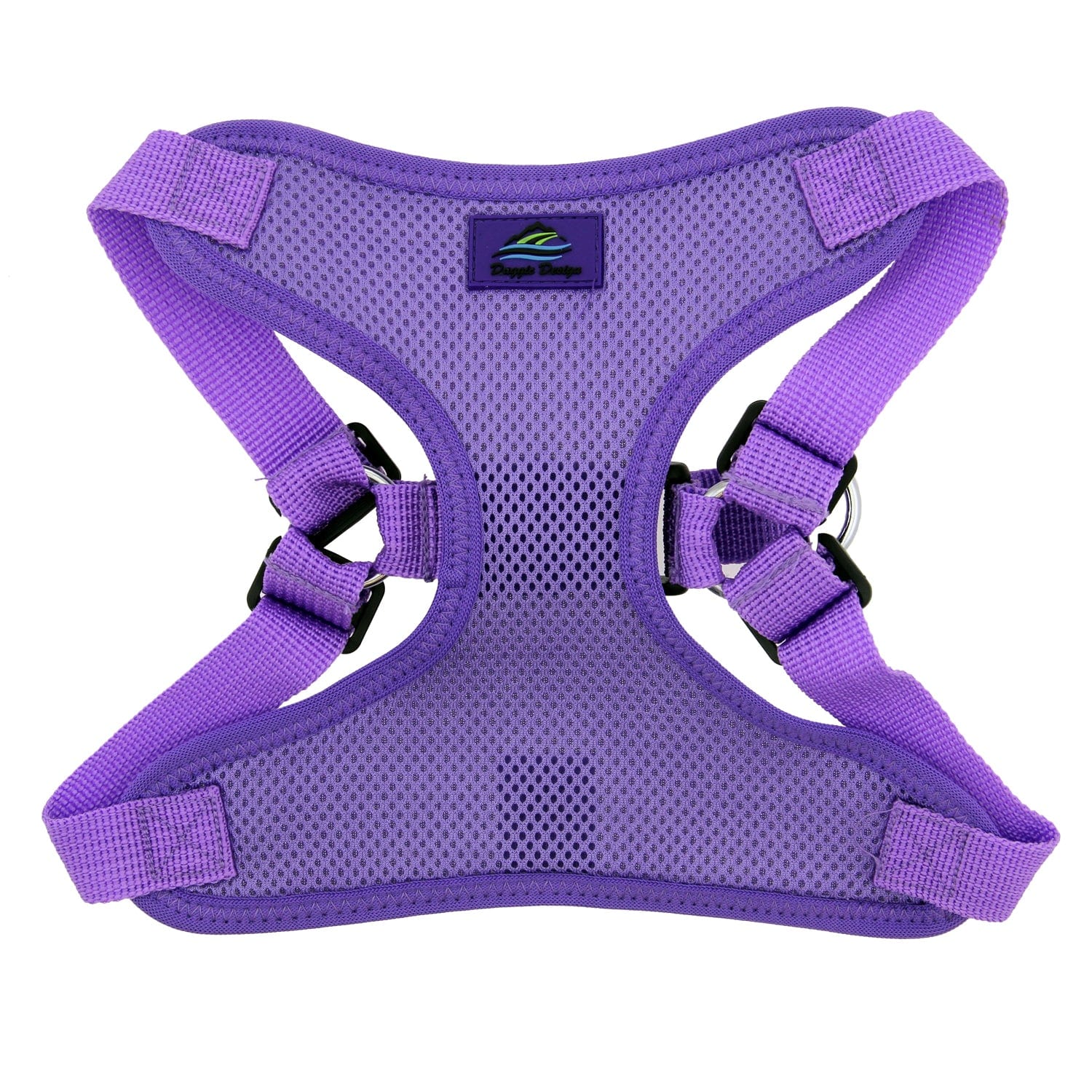 Wrap and Snap Choke Free Small Dog Harness-Purple