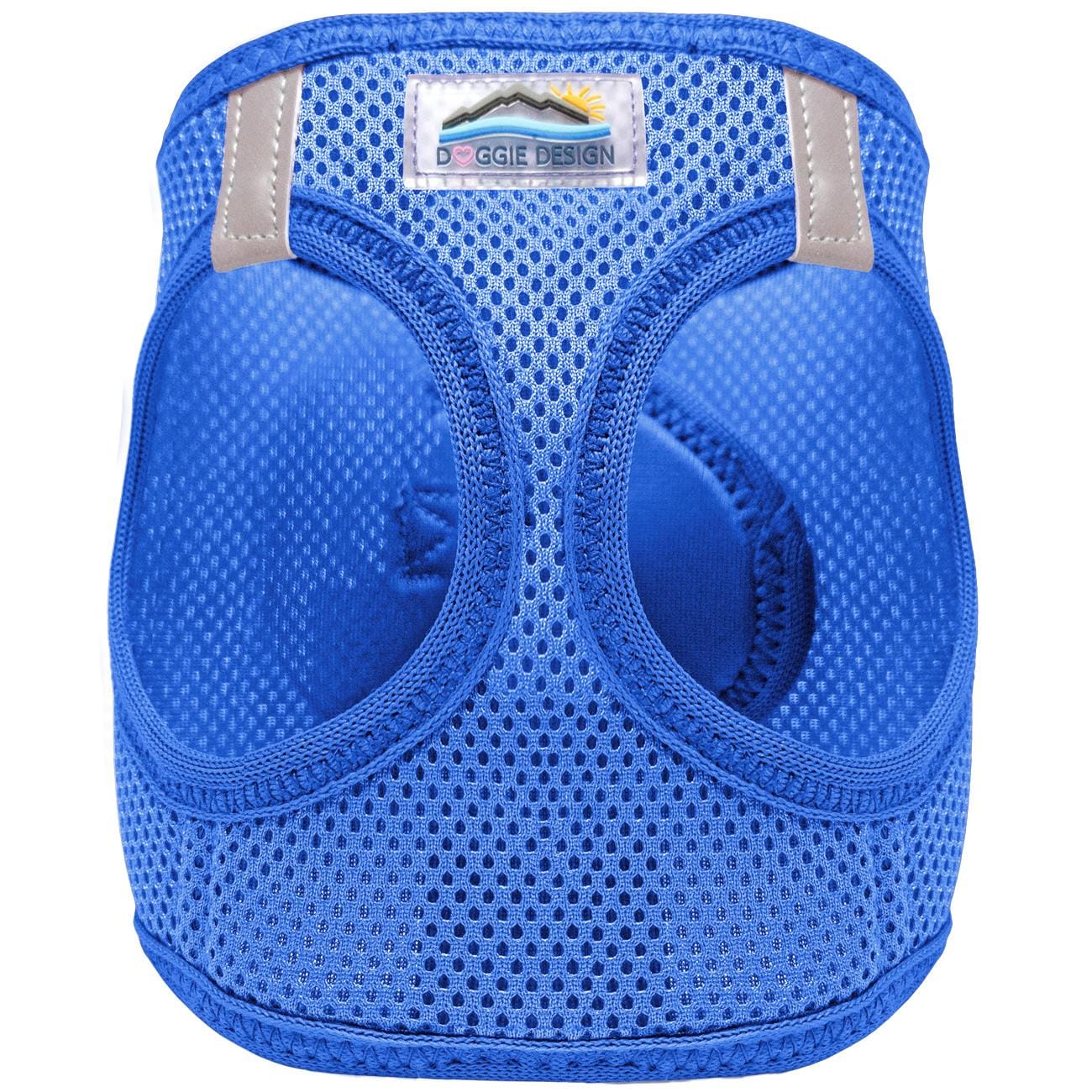 Cobalt blue lightweight mesh American River Step-In Dog Harness for small dogs.