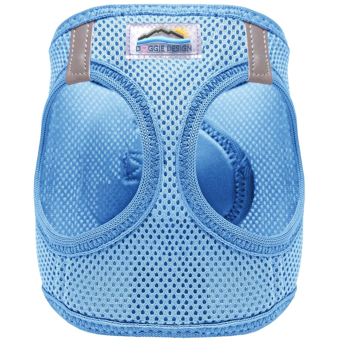 Light blue choke-free American River Step-In Dog Harness for puppies and small breeds.