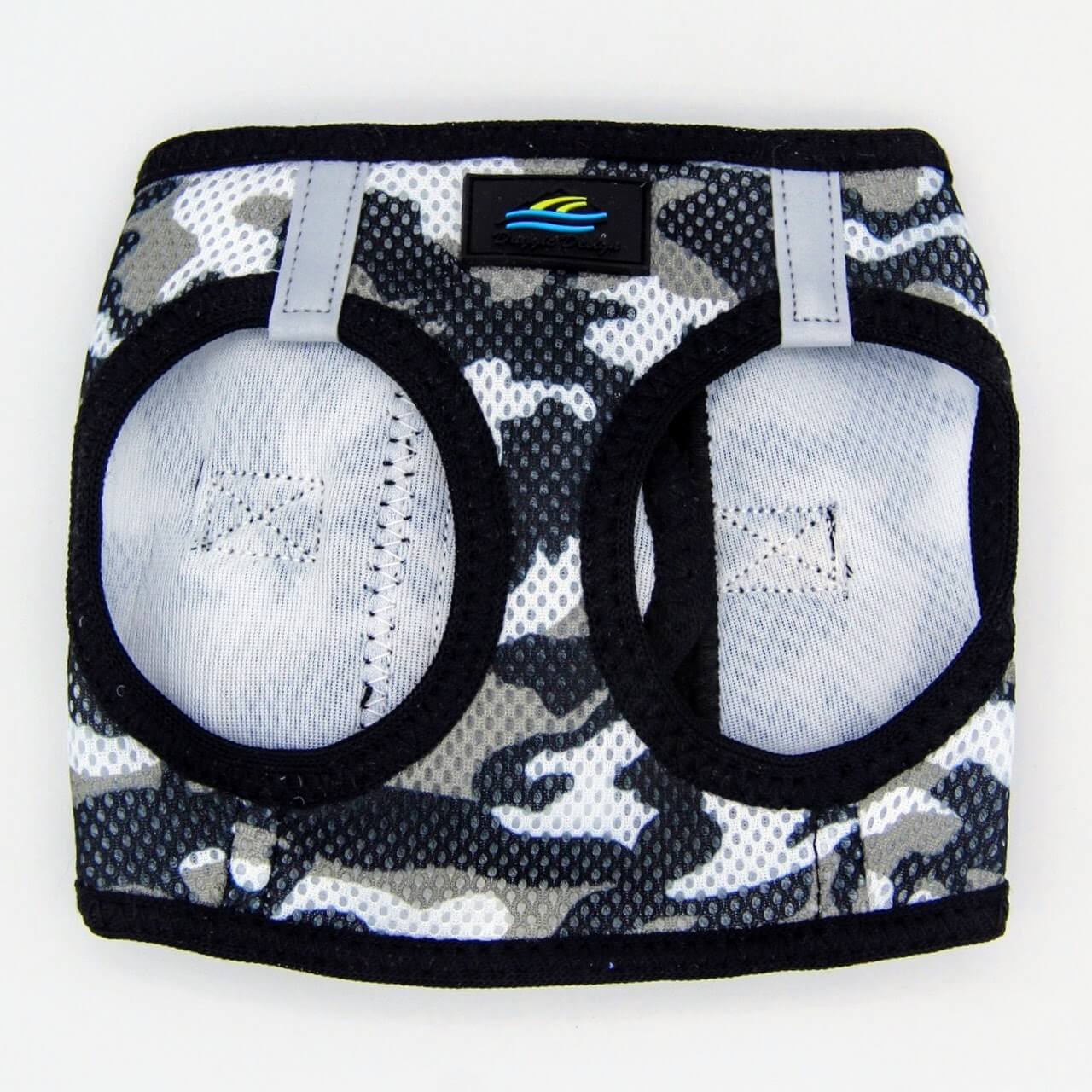 American River Step-in Dog Harness - Grey - Front