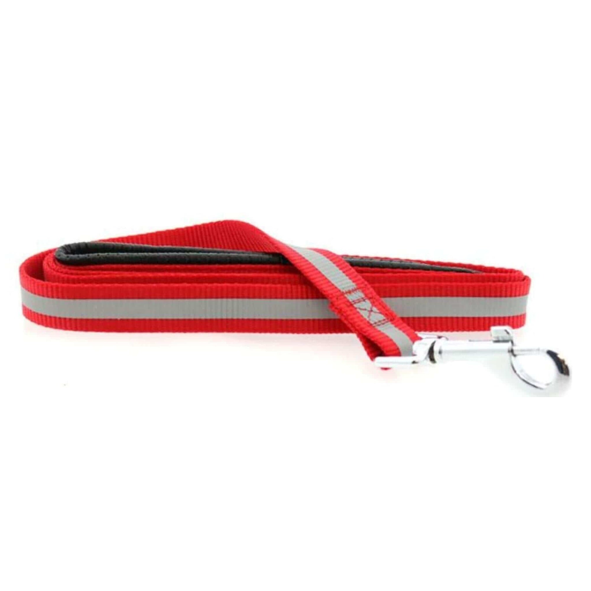 American River Reflective Dog Leash - Red