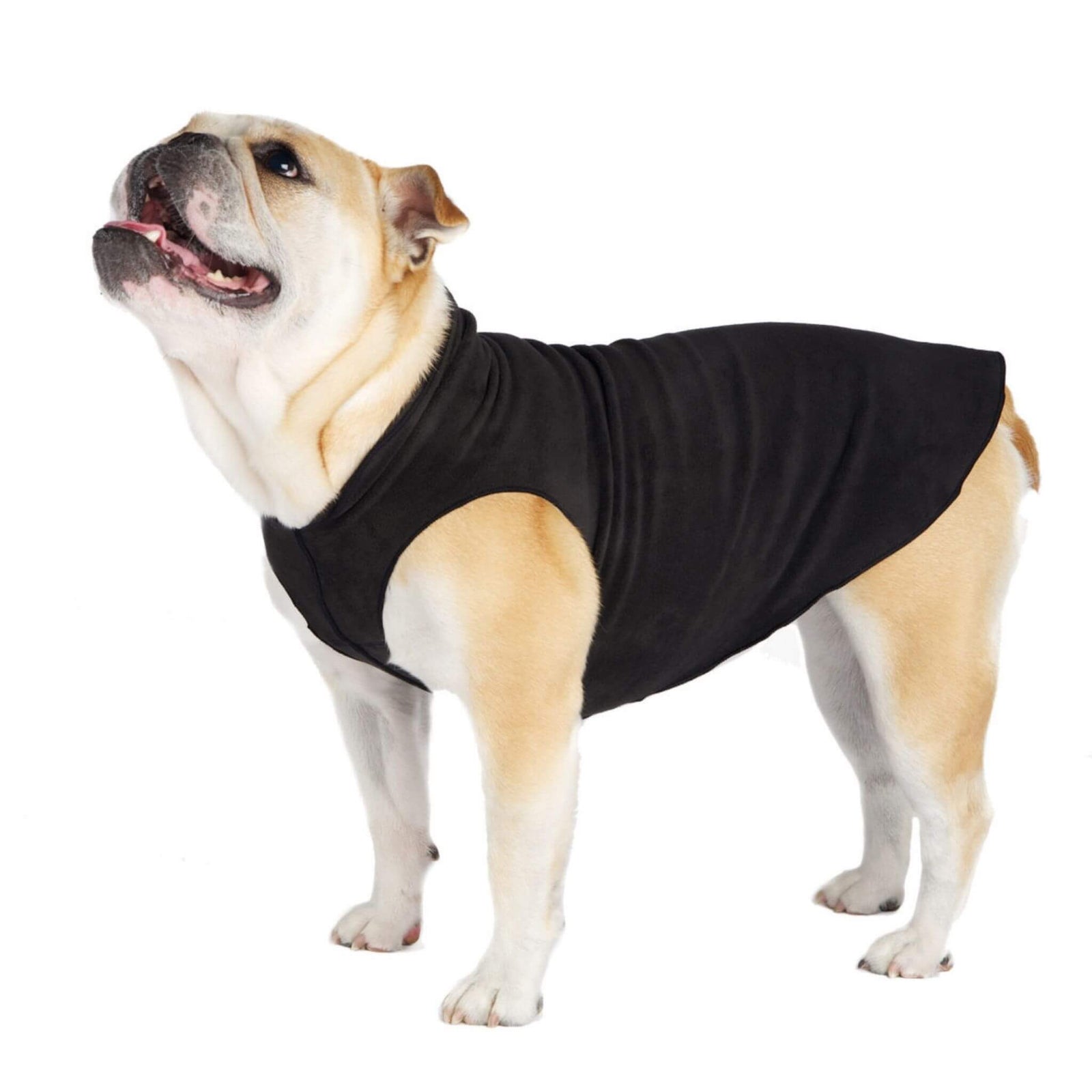 Gold Paw Series Stretch Fleece for Small Dogs - Black