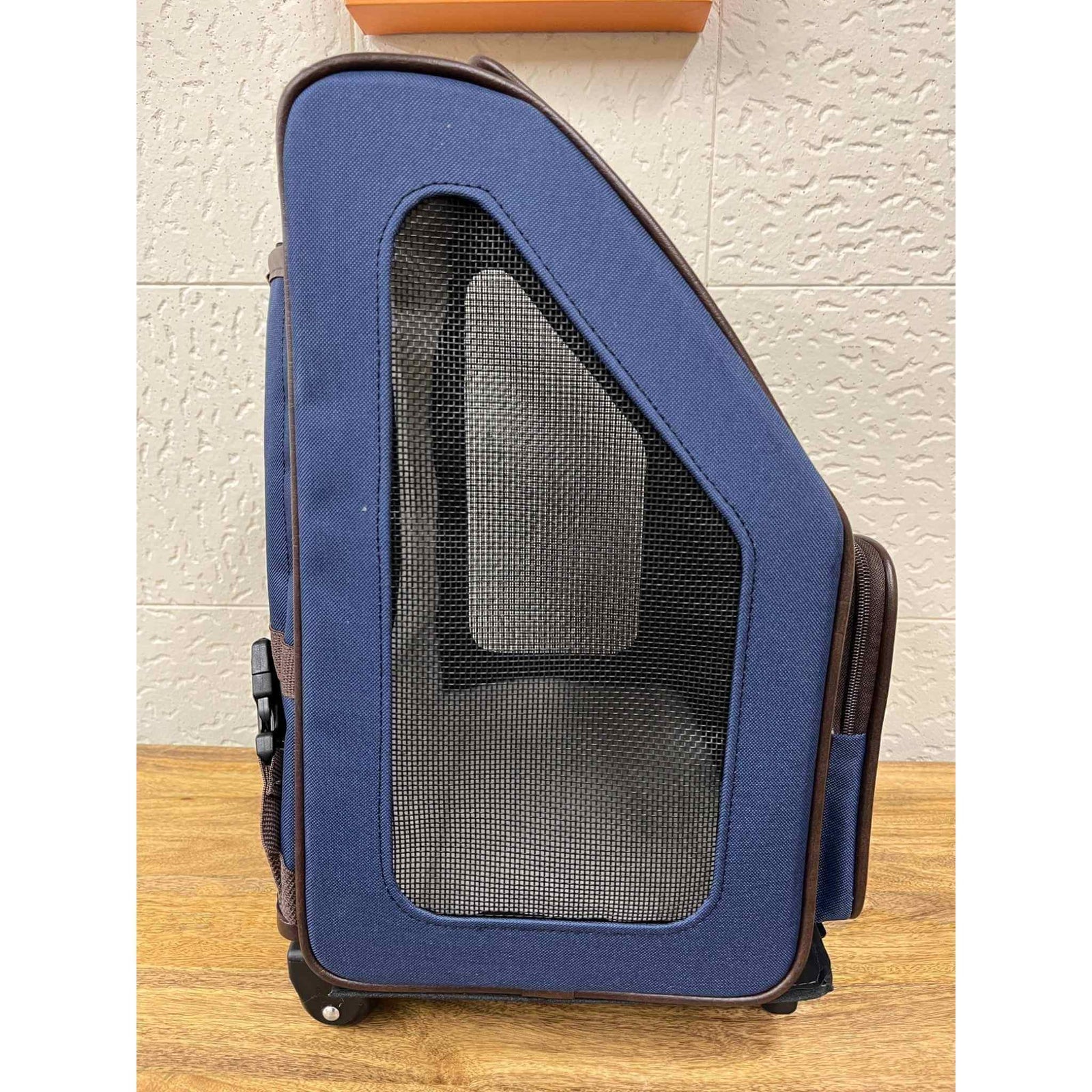 Petote Rio Wheeled Dog Carrier - Navy