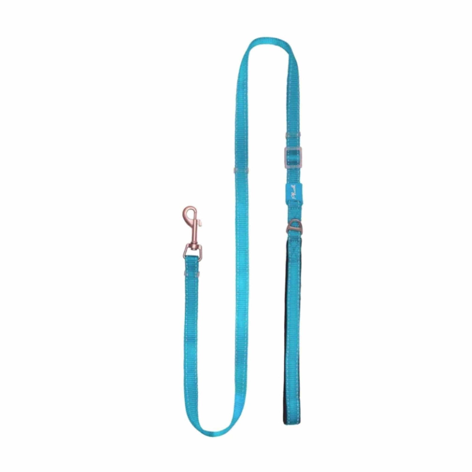 Plush Adjustable Dog Leash - turquoise