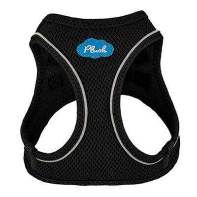 Plush Step-in Harness for small dogs - Black