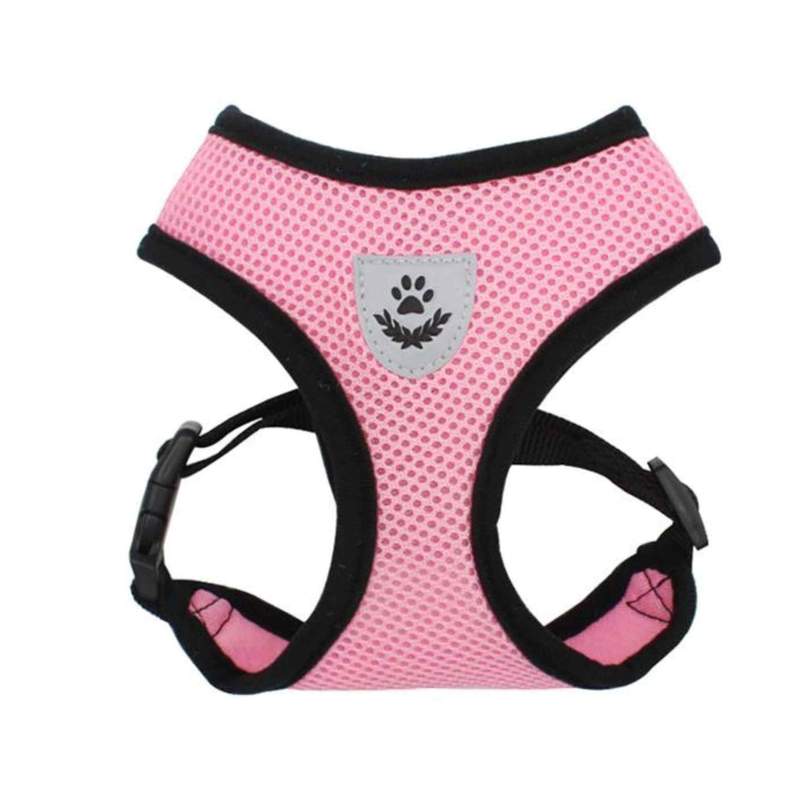 Soft Mesh Small Dog Harness - Pink