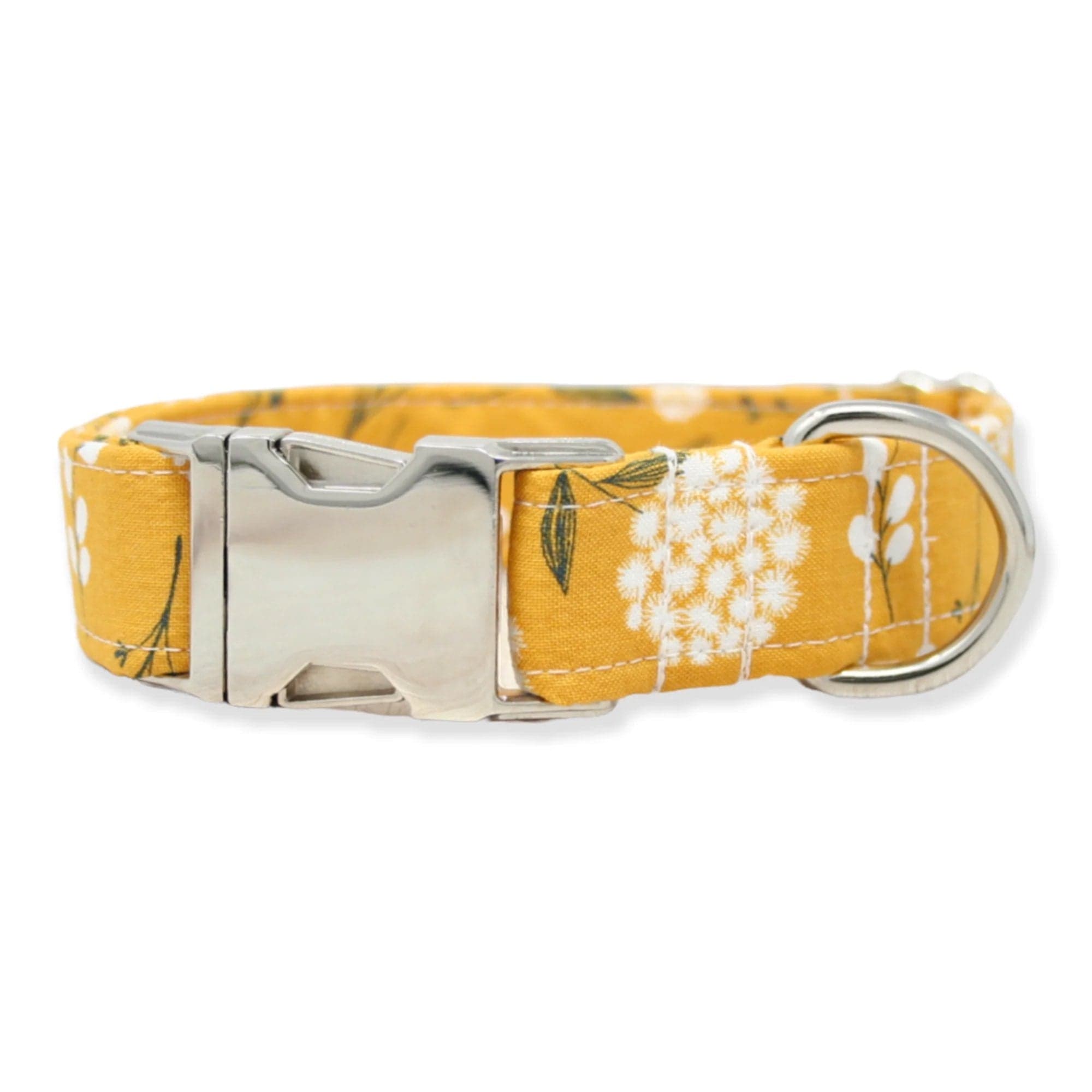 The Oxford Dog Mustard Floral Dog Collar