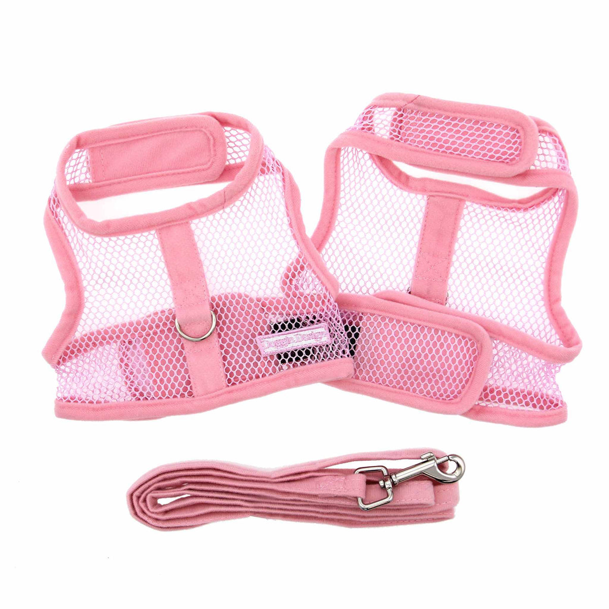 Cool mesh dog harness for small dogs - pink 