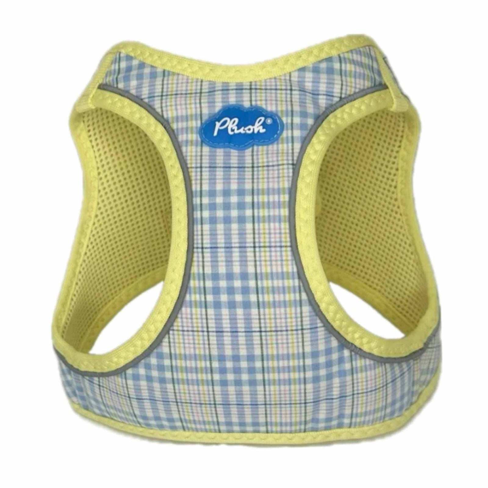 Plush Step-in Small Dog Harness - Spring Plaid
