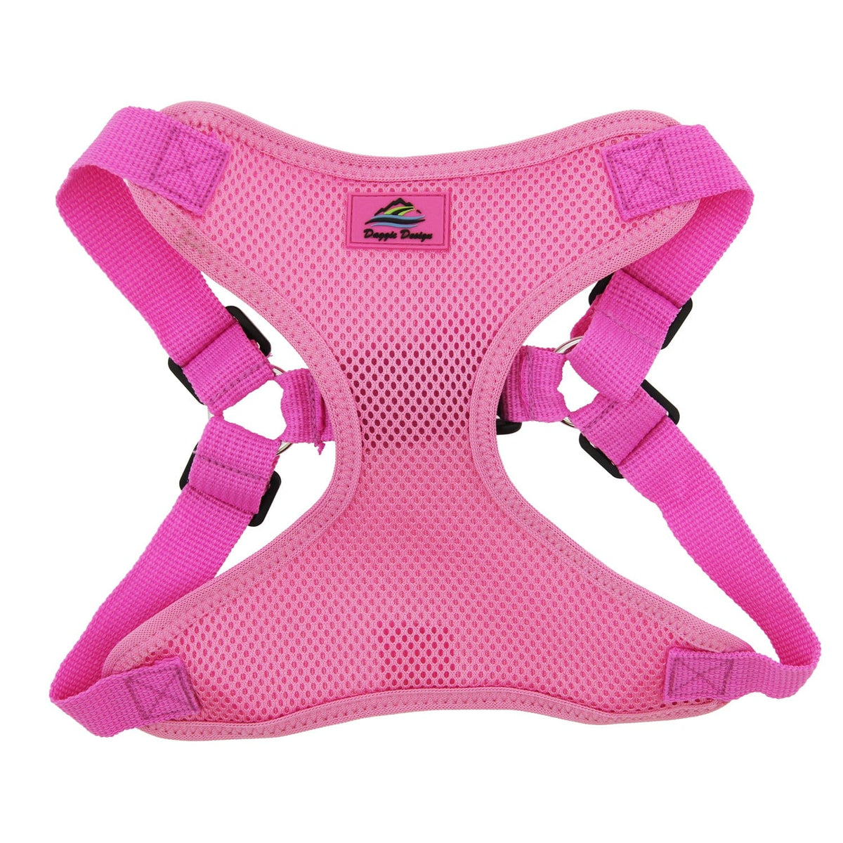 Wrap and Snap Choke Free Small Dog Harness-Pink