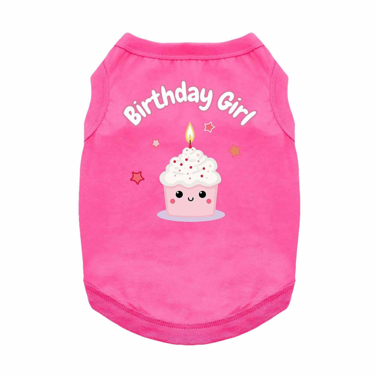 Birthday Girl Dog Shirt - Pink