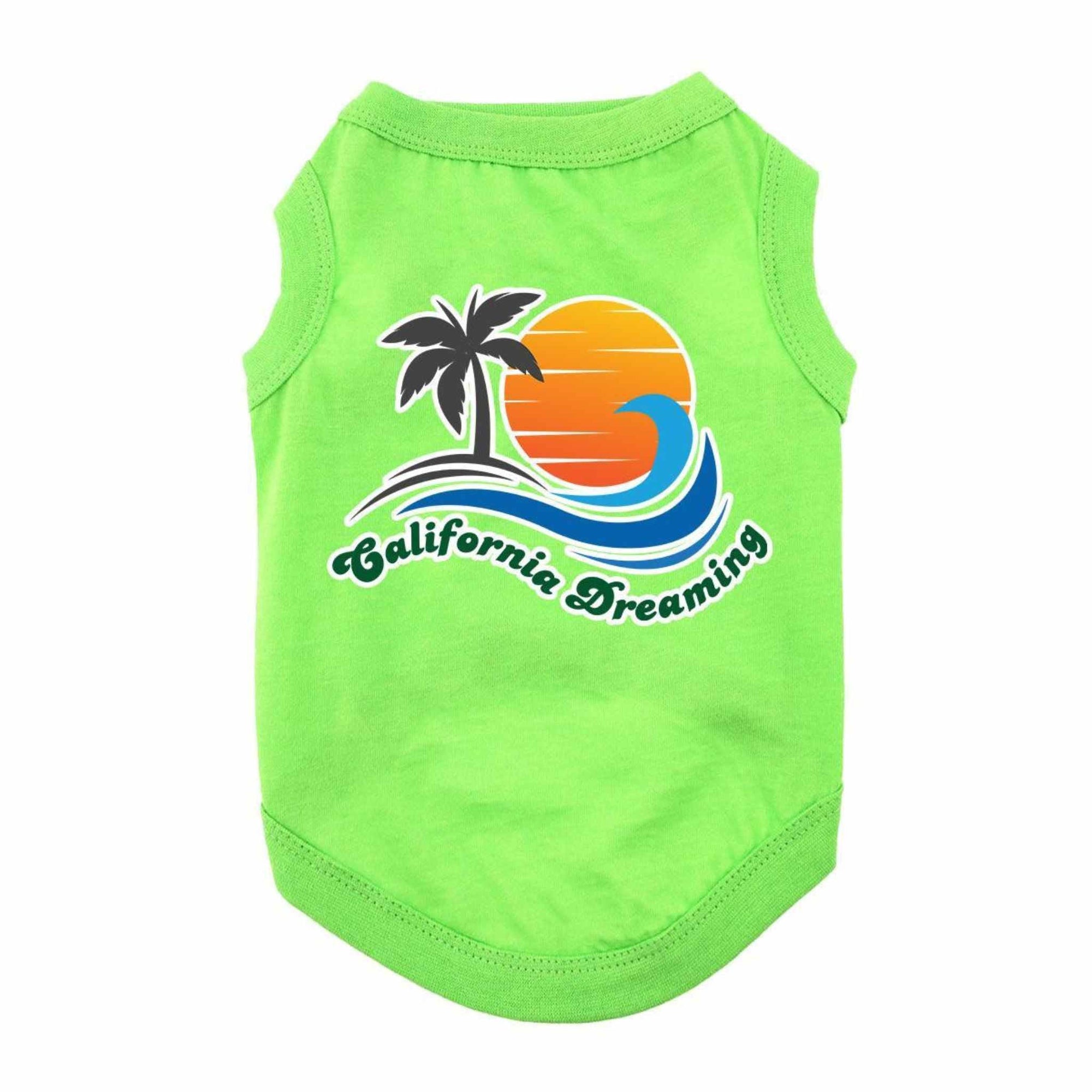 Tank Top for Small Dogs - California Dreaming