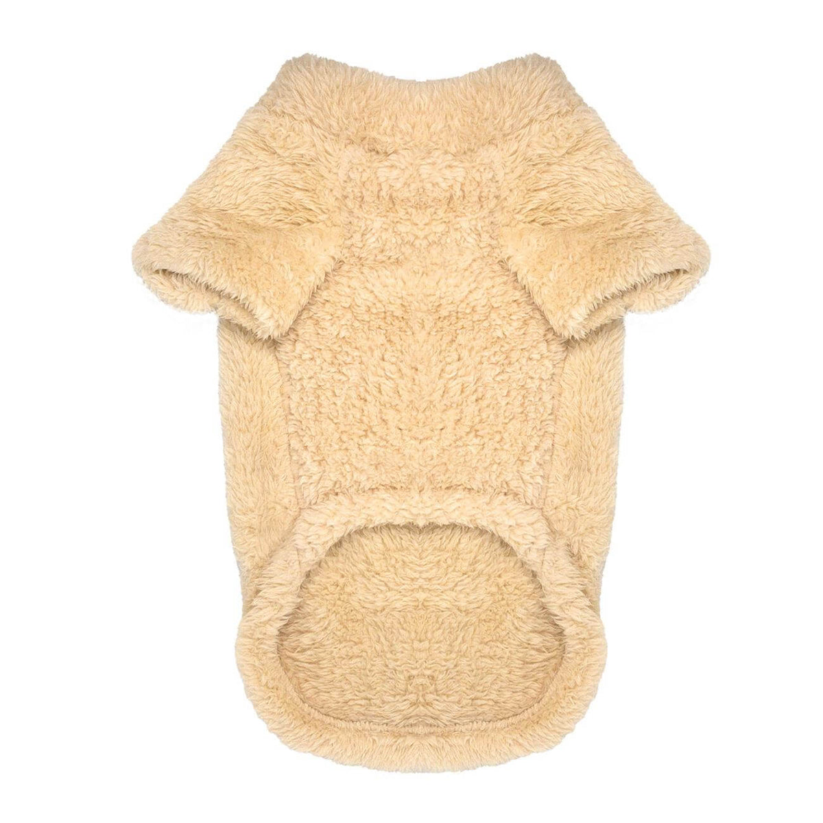 Soft Plush Pullover for Small Dogs - cream