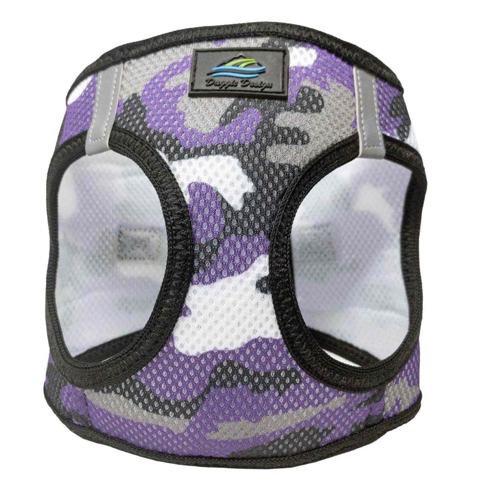 American River Camo Small Dog Harness - Purple