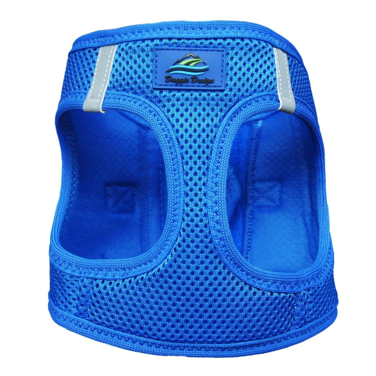 american river step in dog harness - cobalt blue