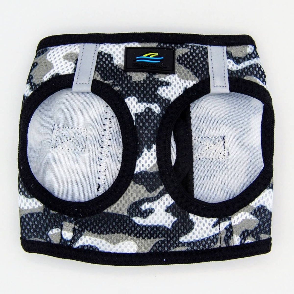 American River Step-in Dog Harness - Grey - Front