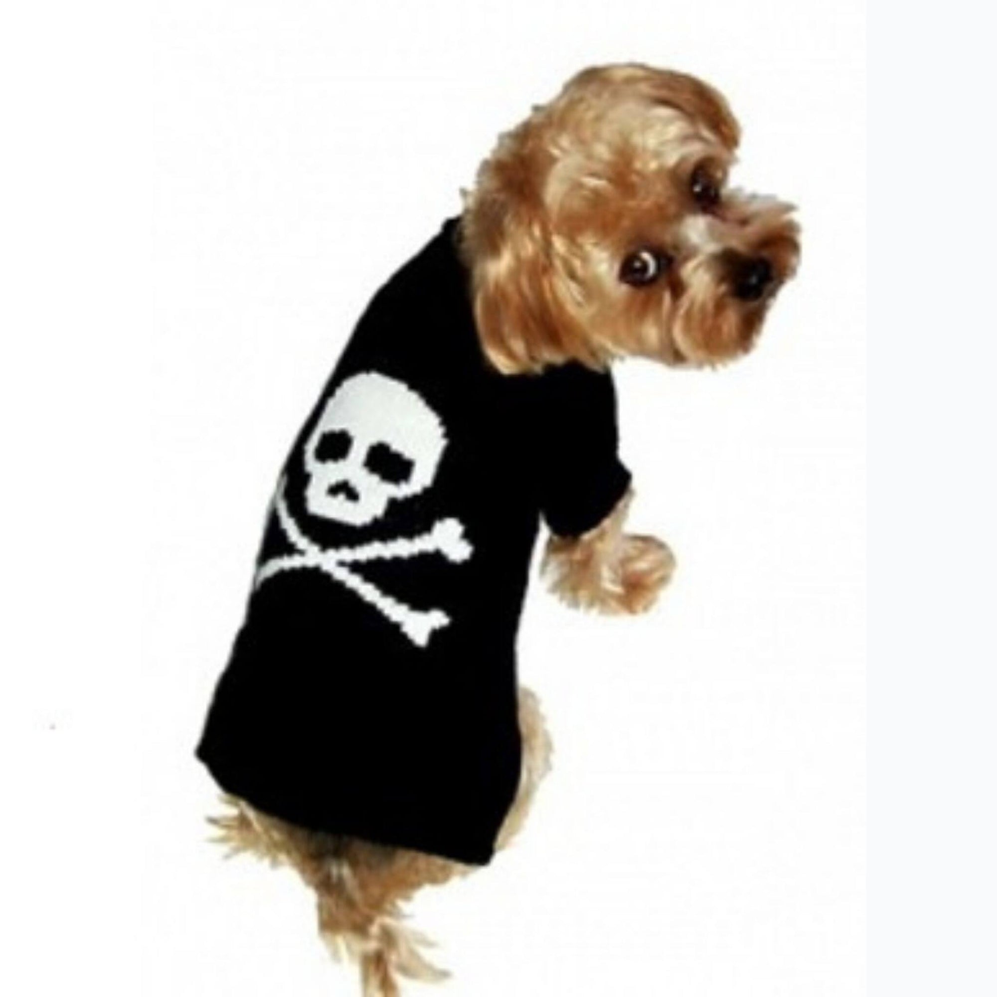 Dallas Dogs Jolly Roger Skull Dog Sweater