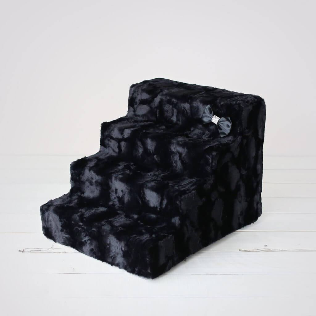 Black shop dog stairs