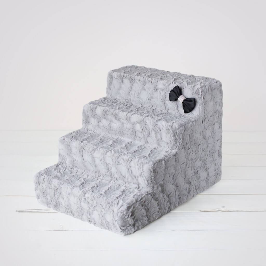 White dog stairs sales