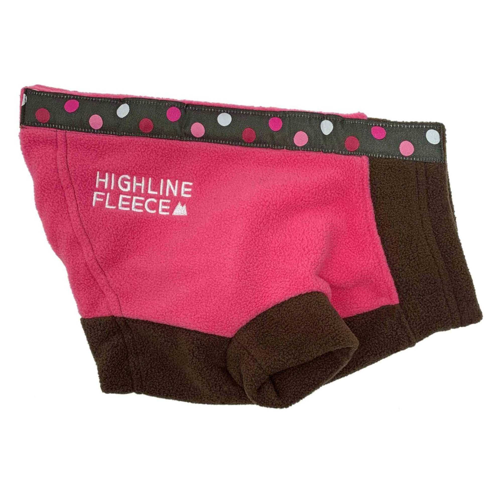 Highline Fleece Dog Coat - Pink