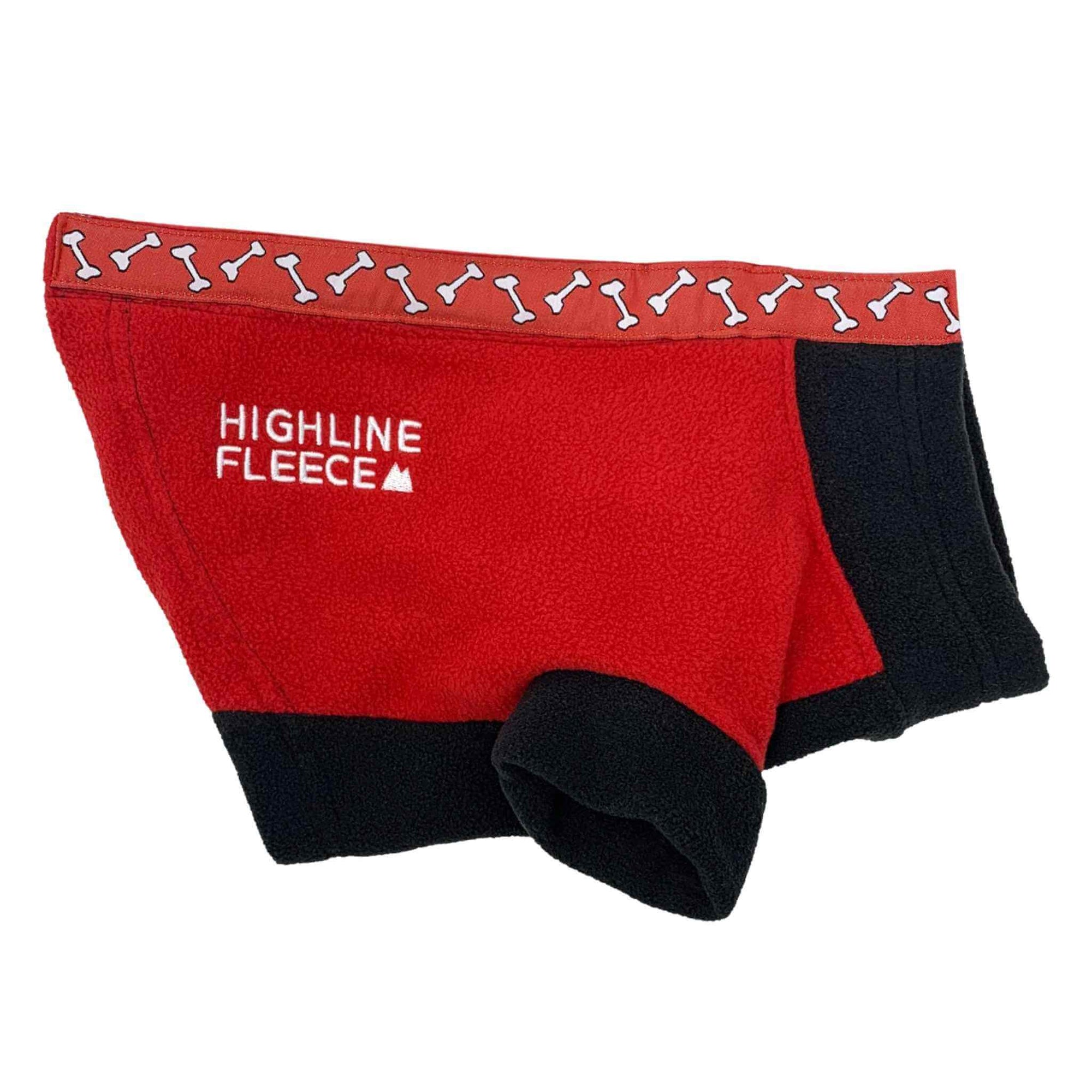 Highline Fleece Dog Coat - Red