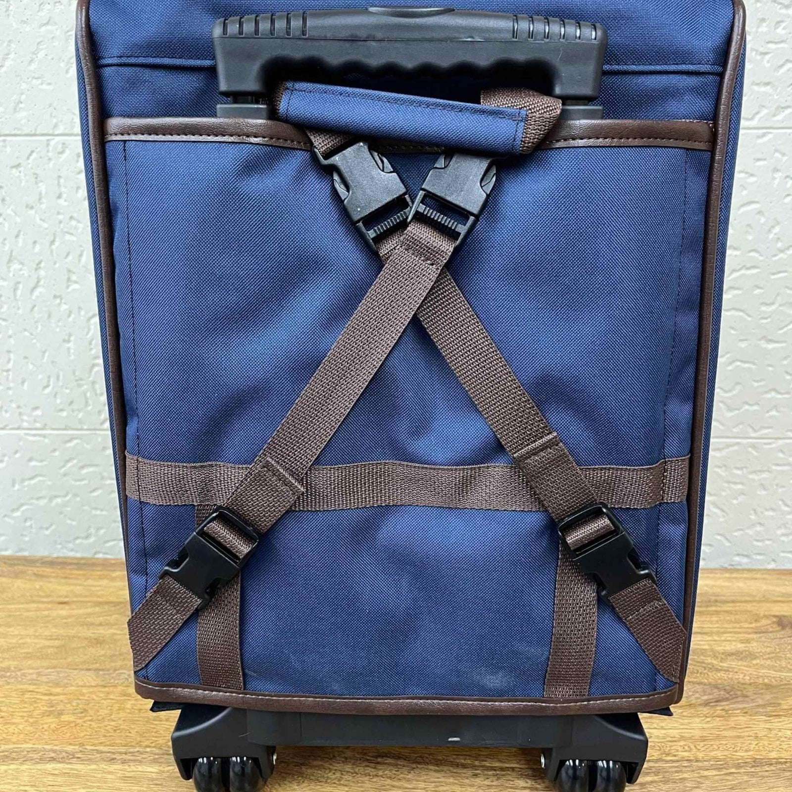 Petote Rio Wheeled Dog Carrier - Navy