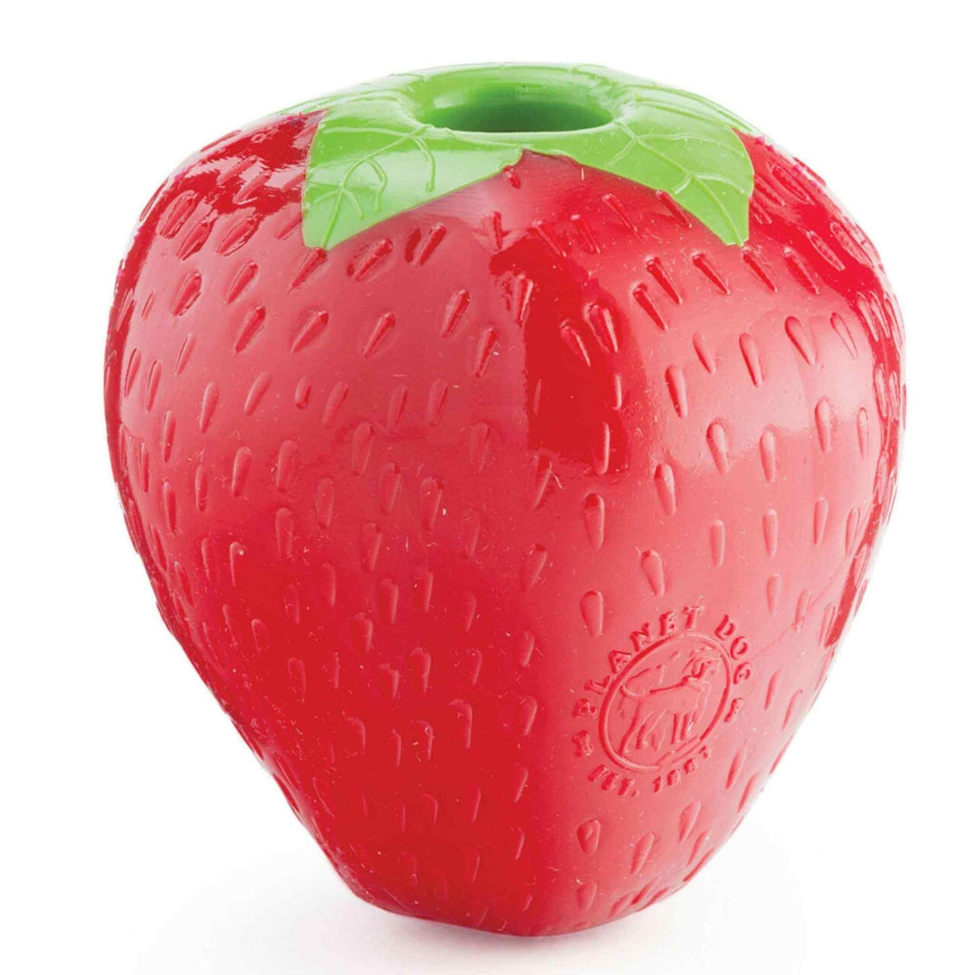 Planet Dog Orbee-Tuff Treat-Dispensing Strawberry Dog Toy
