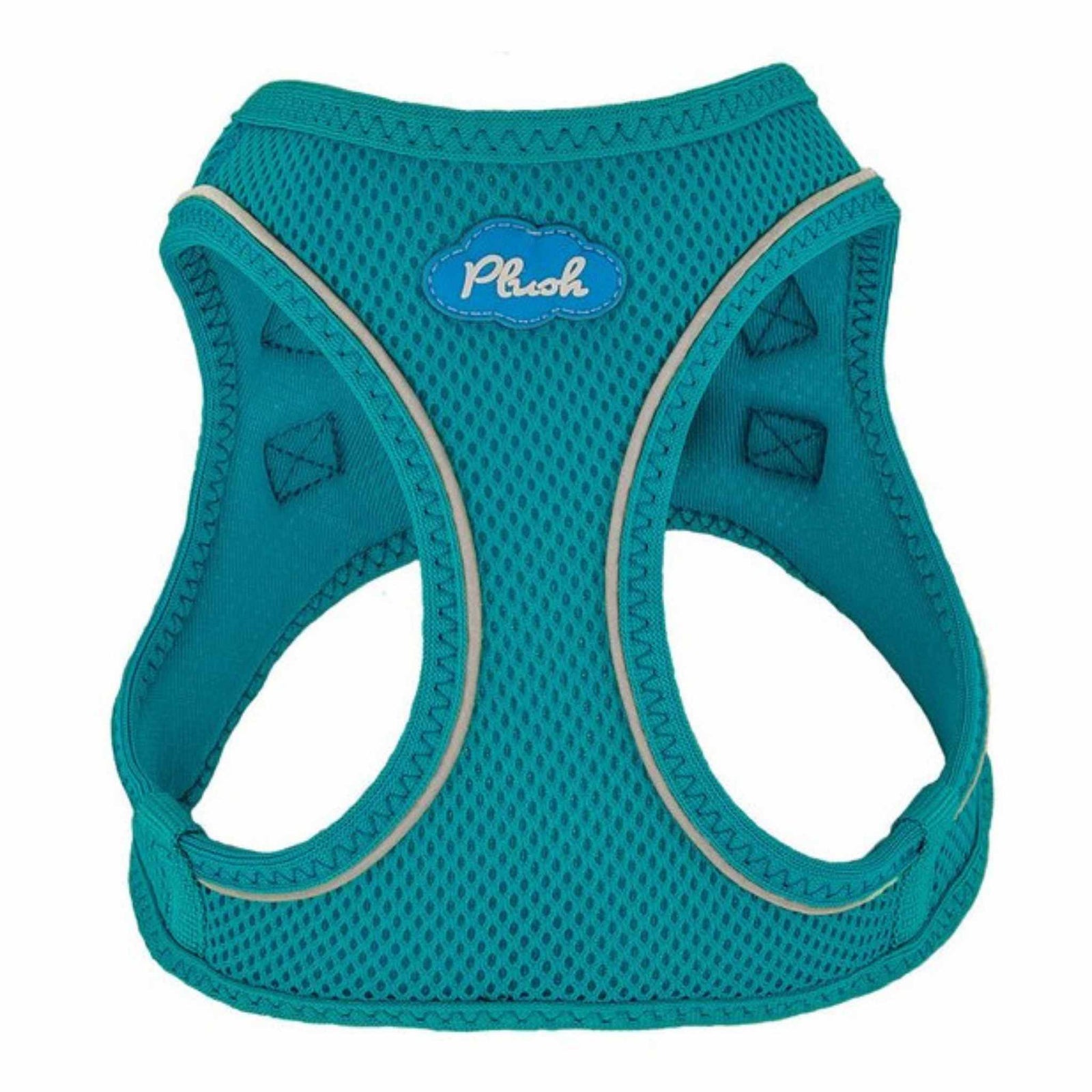 Plush Step-in Harness for small dogs - Turquoise