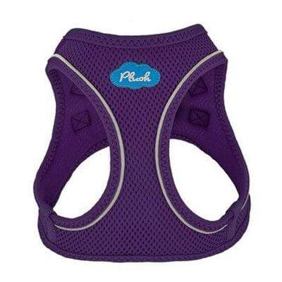 Plush Step-in Harness for small dogs - Purple