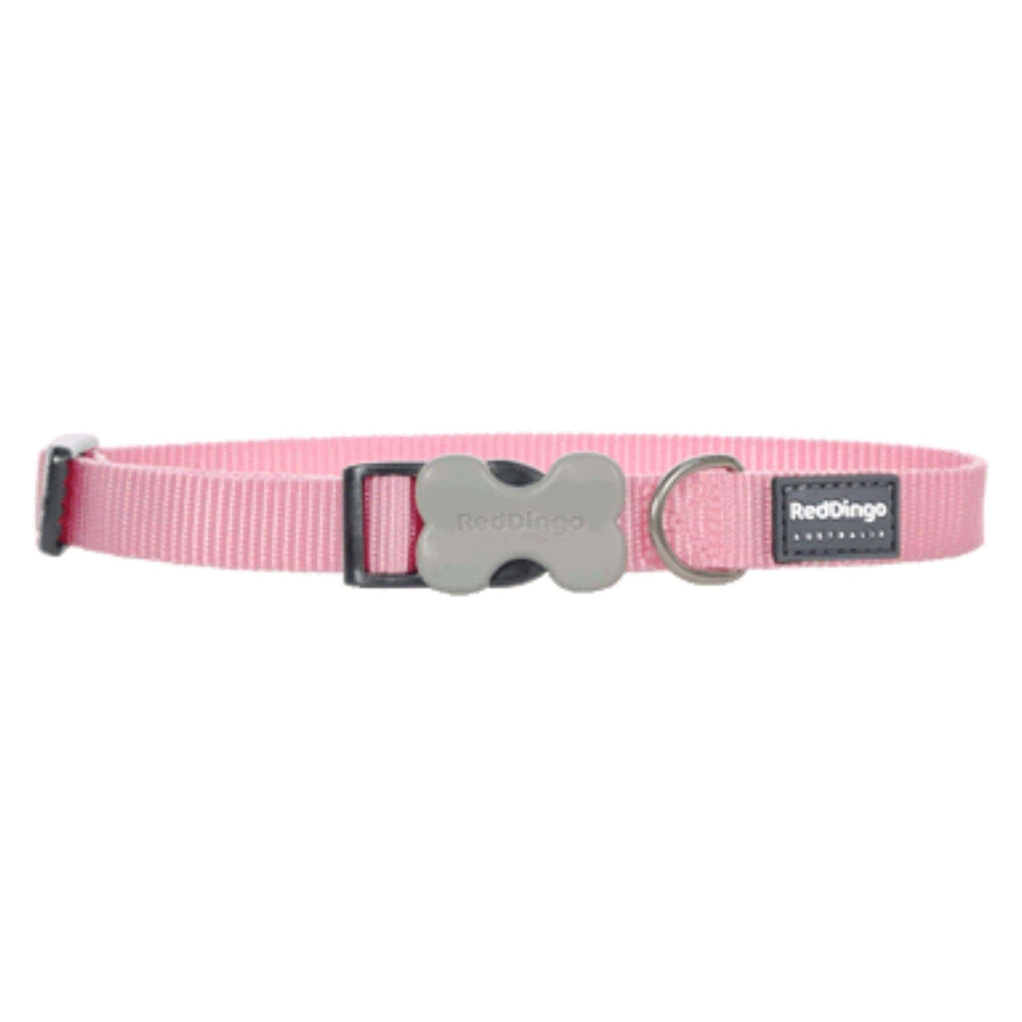 Red Dingo Small Dog Collars Solid Colors