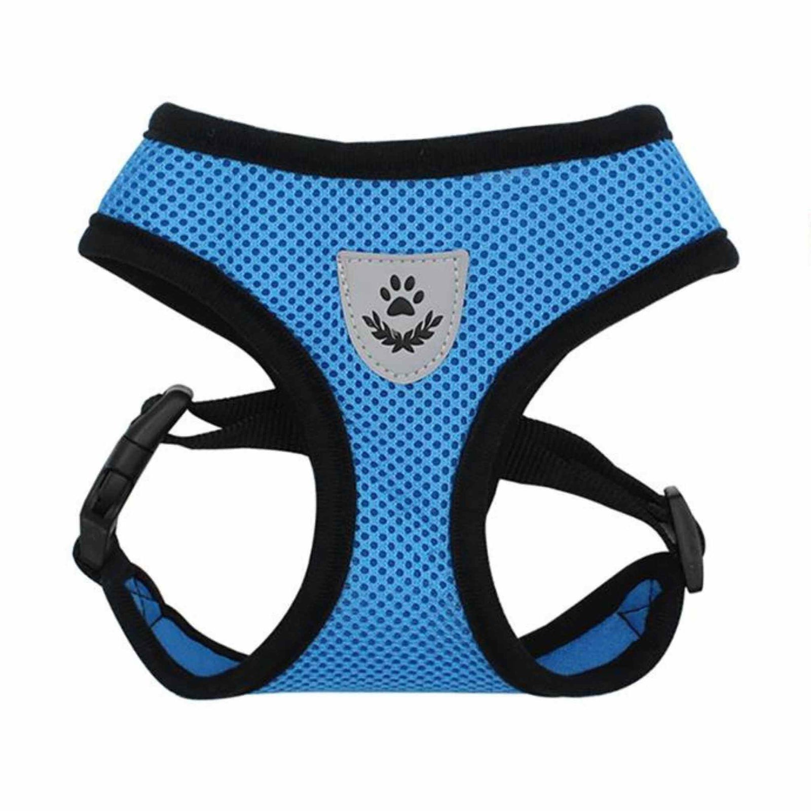 Soft Mesh Small Dog Harness - Blue