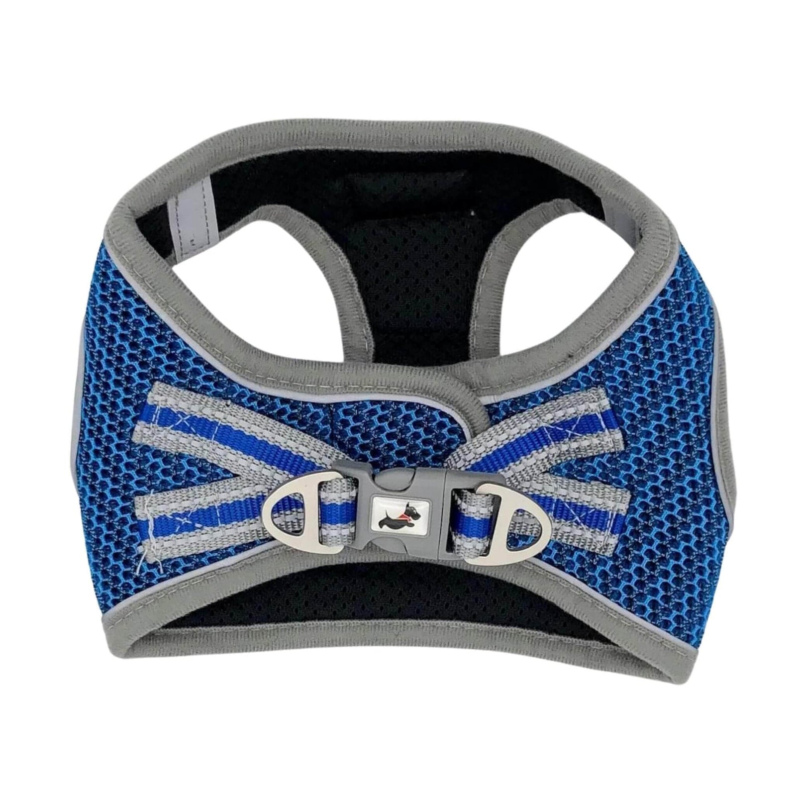 Step-In Strider Dog Harness - Back View - Blue