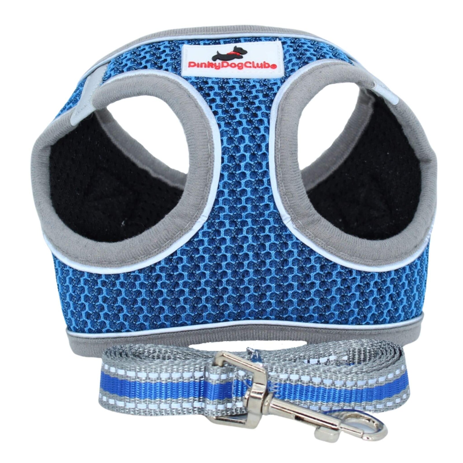Step-In Strider Dog Harness - Blue with Leash