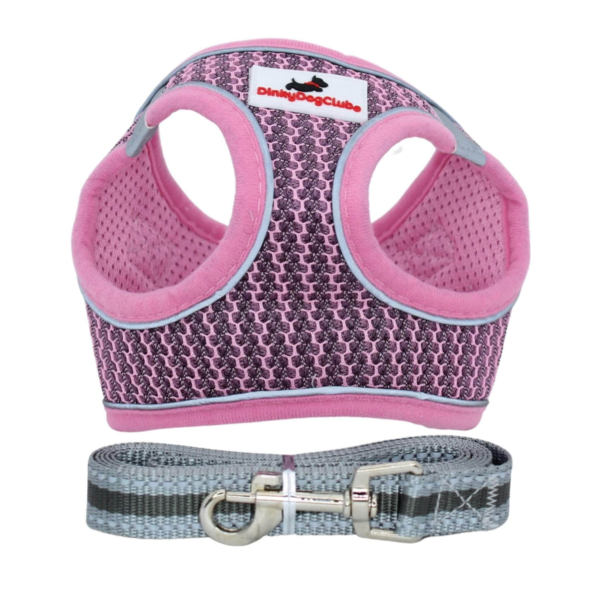 Step-In Strider Dog Harness - Pink with Leash