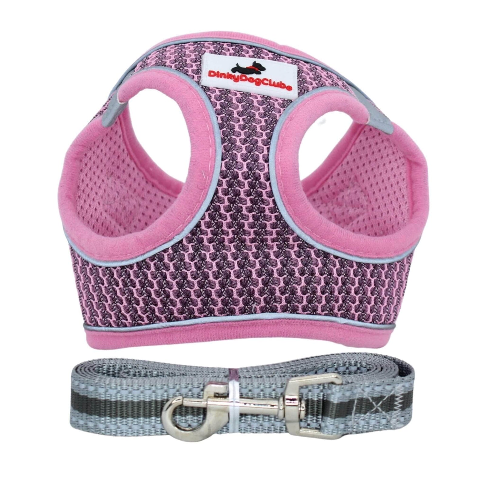 Step-In Strider Dog Harness - Pink with Leash