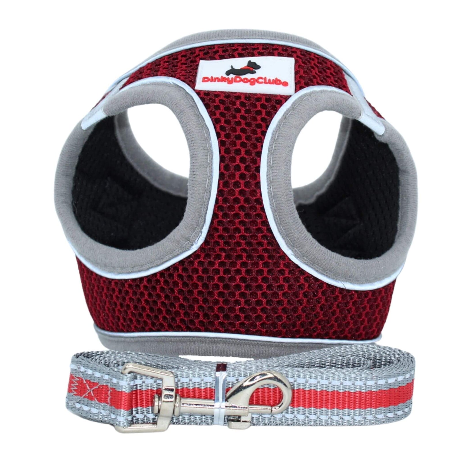 Step-In Strider Dog Harness - Red with Leash