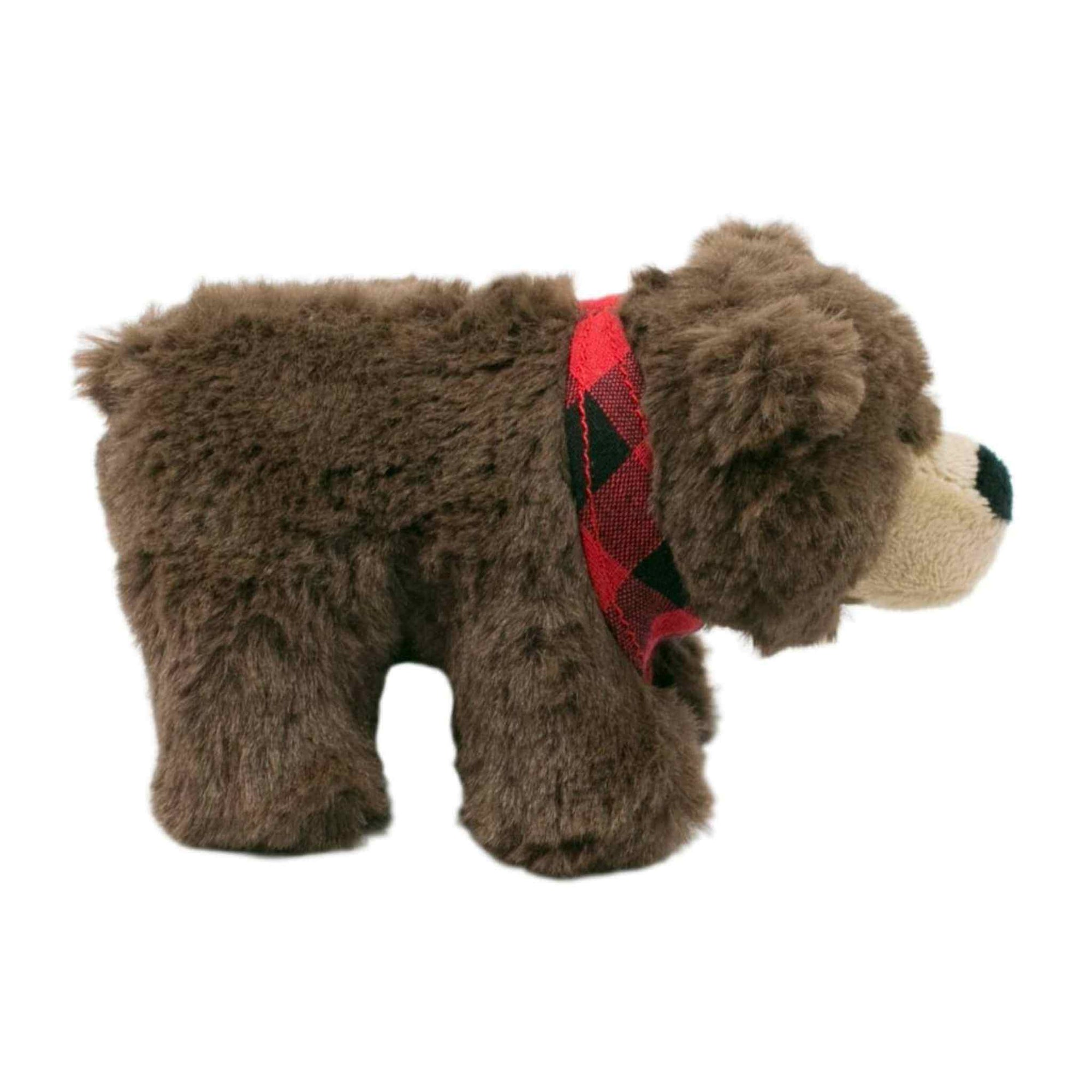 Tall Tails Plush Bear Small Dog Toy - Side View